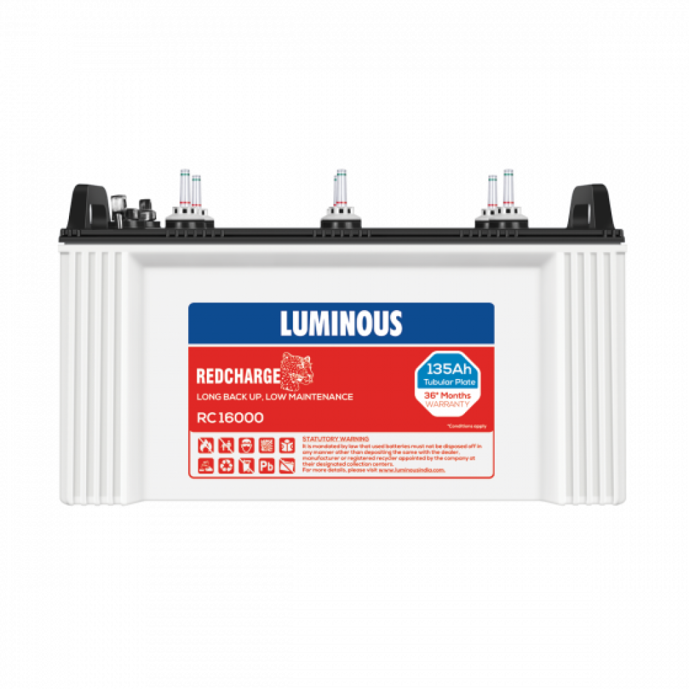 Luminous RC16000 (135AH) short tubular battery