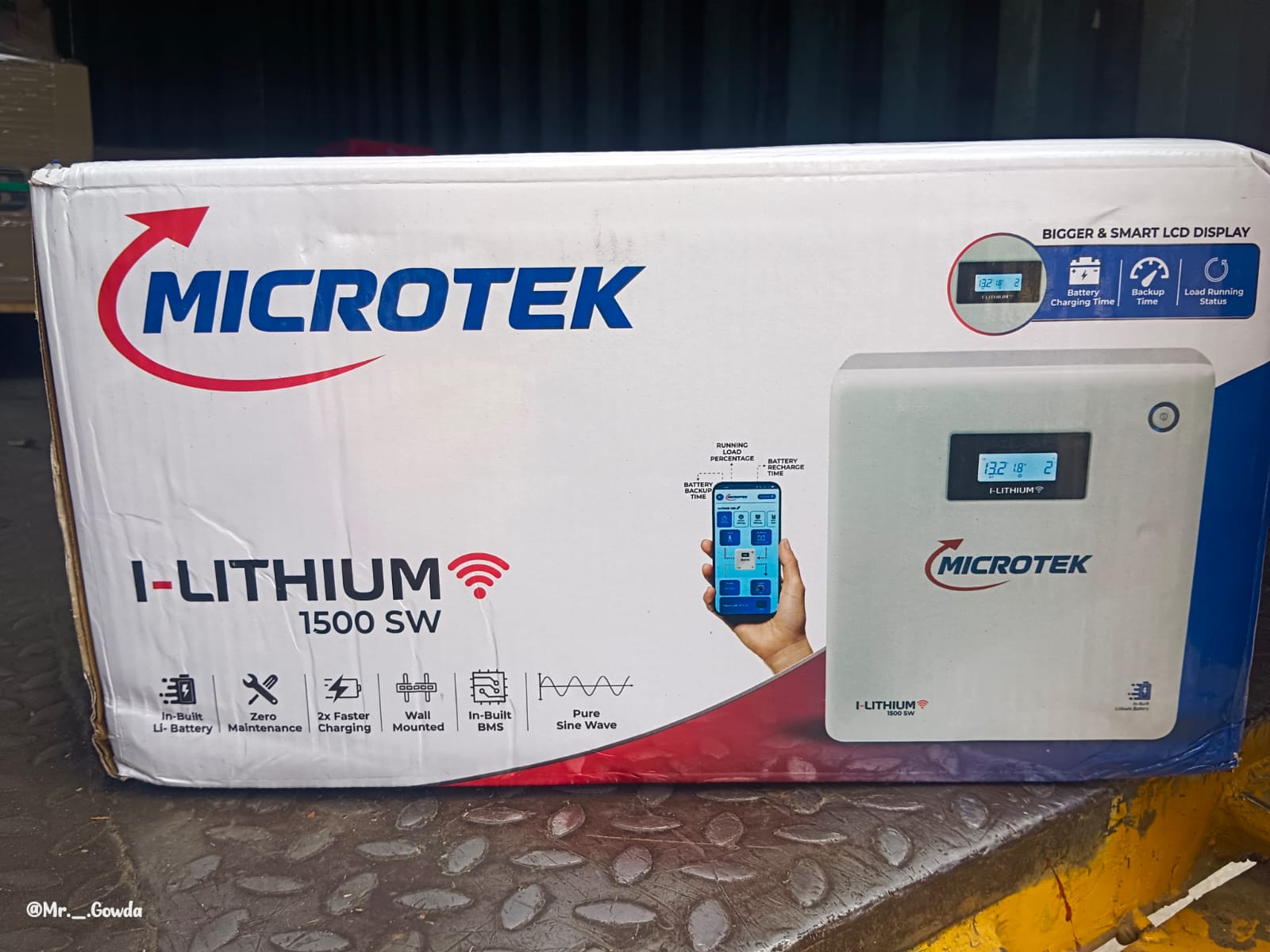 Microtek I-Lithium WiFi-1500SW-inverter-ups-In-built-Lithium-battery