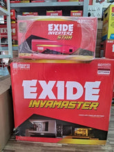 Exide Invamaster 200Ah inverter battery packaging on display at Battery City store