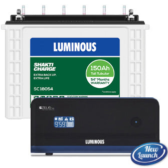Luminous 150Ah inverter battery and UPS combo for home backup, BatteryCity new launch