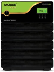 Amaron Pro 3kVA pure sinewave UPS inverter, black and green design, for home backup power