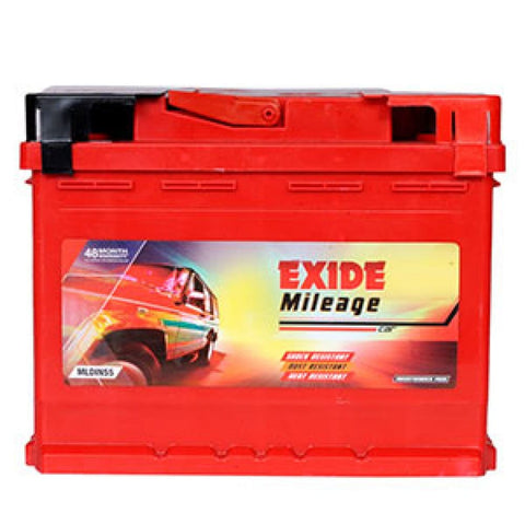 Exide Mileage MLDIN55L battery