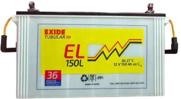 Exide EL150L (150AH) Short Tubular Battery
