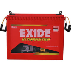 Exide Invamaster inverter battery with red casing, ideal for UPS and home power backup