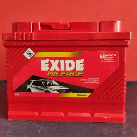 Exide Mileage MLDIN60 battery