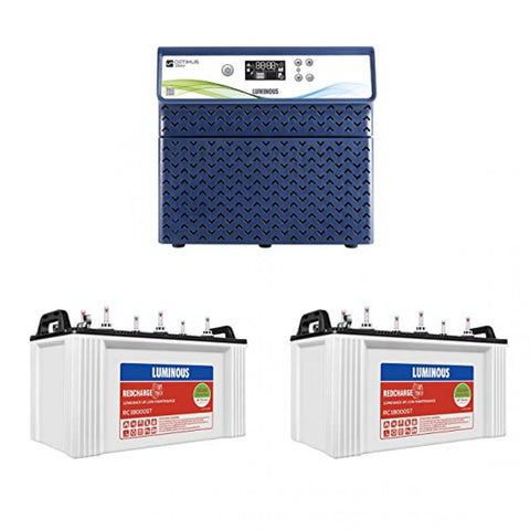 Luminous Optimus 2300 2KVA/24V and Luminous RC18000ST - 150AH battery 2 Nos