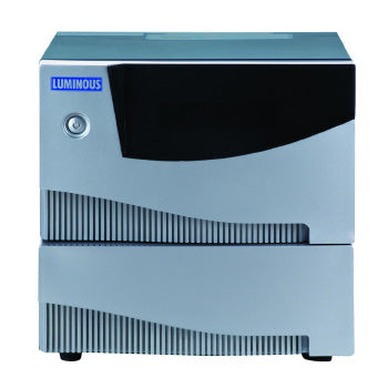 Luminous UPS inverter battery backup unit, silver and black, for home and office power supply