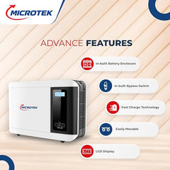 Microtek Elite 1500 LCD 12V Pure Sine Wave Inverter UPS Inverter
