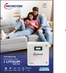 Microtek I-Lithium WiFi 1500SW Inverter with In Built Lithium Battery