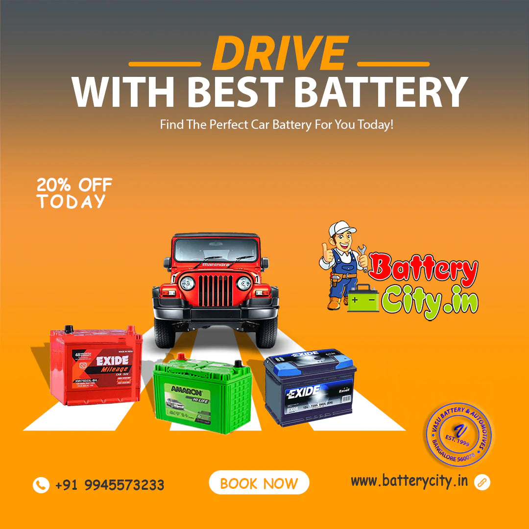 Mahindra Tar battery  replacement from batterycity online store 